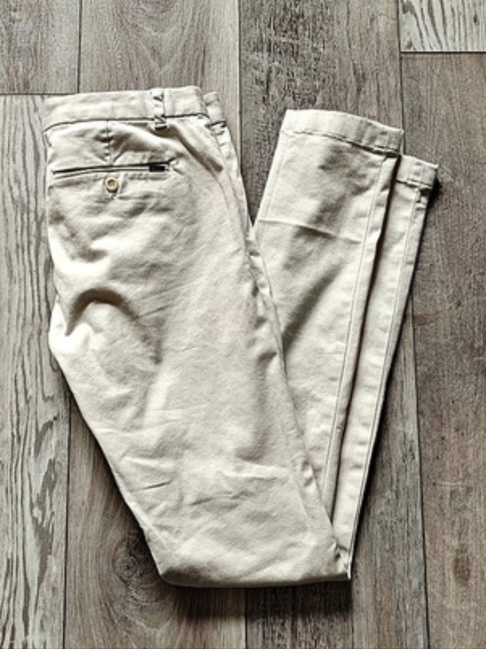 Polo Ralph Lauren Brooke Skinny Chino Women's Pants Cream Size 2